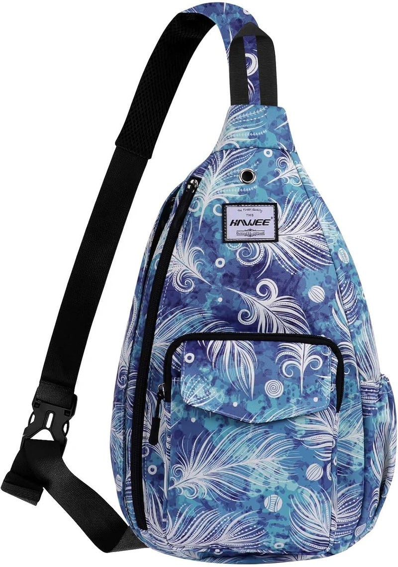 HAWEE Backpack Sling for Women Anti-Water Crossbody Bag Inclined Adjustable Pack | Casual, Adjustable Strap, Water Repellent, for Travel/Sport - Image 1
